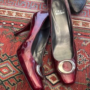 Stuart Weitzman Burgundy Heels